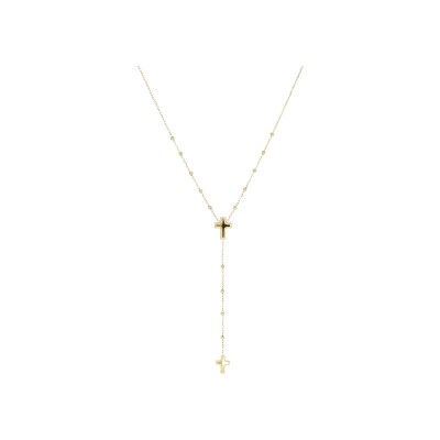 Collier Zag Celestia en acier doré