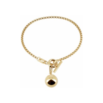 Collier Zag Muse en acier doré