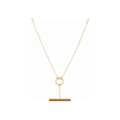 Collier Zag Furio en acier doré
