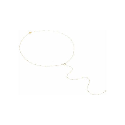 Collier Zag Uberto en acier doré