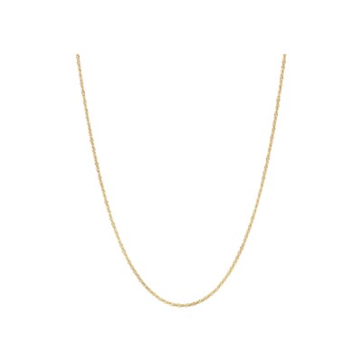 Collier Zag Nera en acier doré