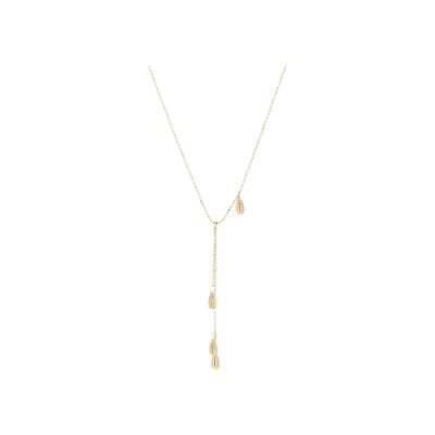 Collier Zag Foggia  en acier doré