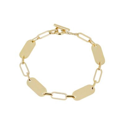 Collier Zag Osari  en acier doré