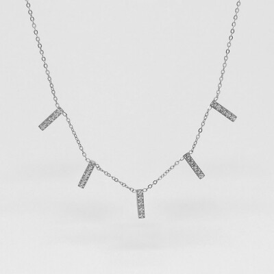 Collier ZAG en acier et oxydes de zirconium