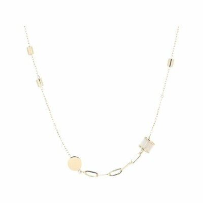 Collier Zag en nacre