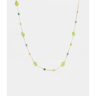 Collier Zag en acier doré