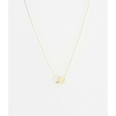 Collier Zag en acier doré