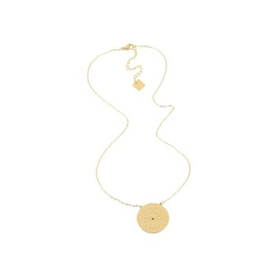 Collier Zag Olora en acier doré
