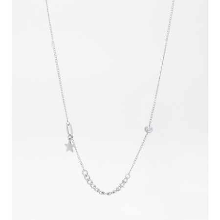 Collier ZAG en acier et oxydes de zirconium