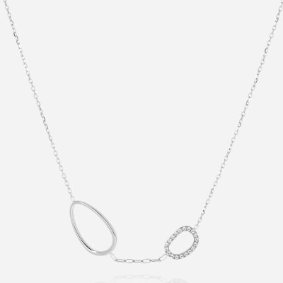 Collier ZAG en acier et oxydes de zirconium