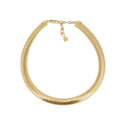 Collier Zag Dixie en acier doré