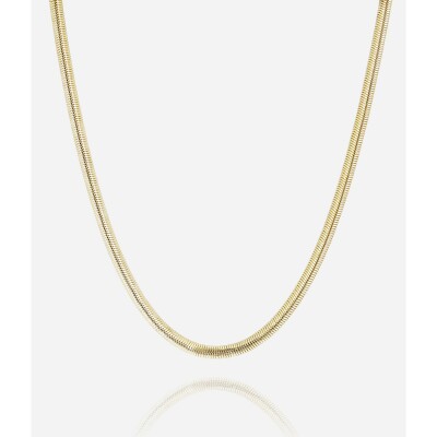 Collier Zag en acier doré