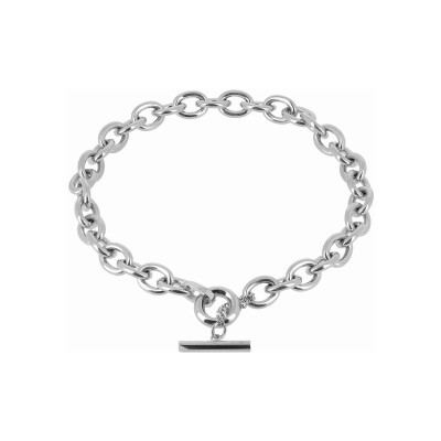 Collier Zag Ecume en acier