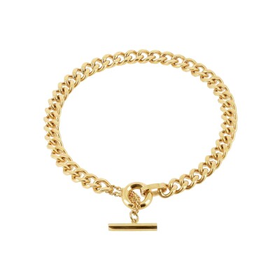 Collier Zag Merez en acier doré