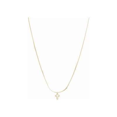 Collier Zag Olyde en acier doré et nacre