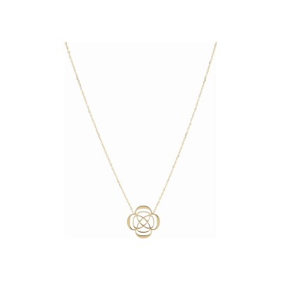 Collier Zag Isaki en acier doré
