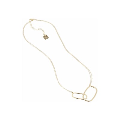 Collier Zag Miro en acier doré