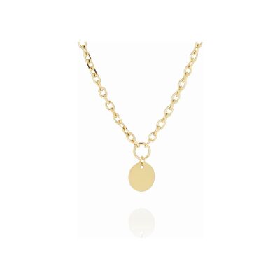 Collier Zag Amato en acier doré