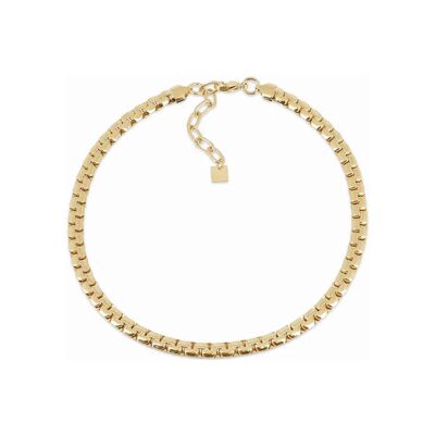 Collier Zag Vana en acier doré