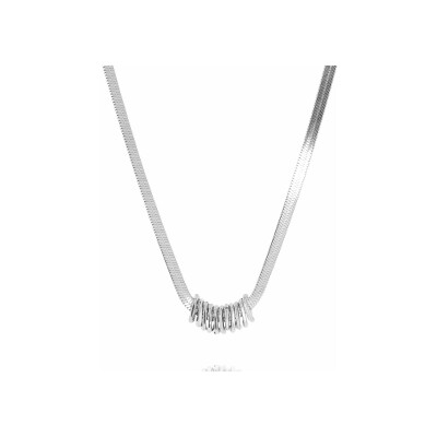 Collier Zag Luis en acier