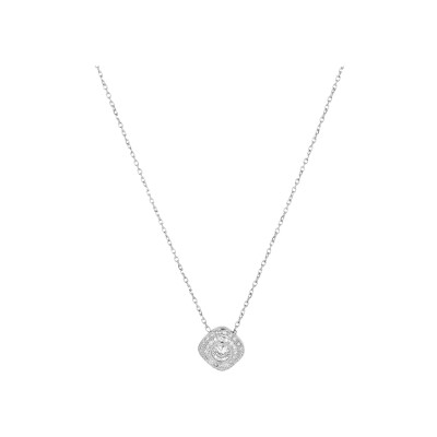Collier Zag Ermi  en acier et oxyde de zirconium