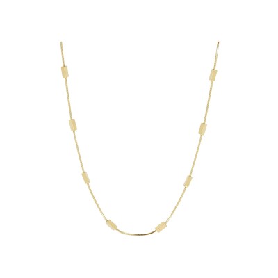 Collier Zag Girolata  en acier doré