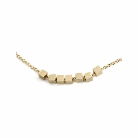 Collier Zag en acier argenté