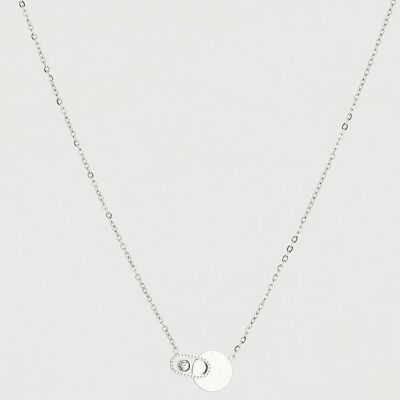 Collier ZAG en acier et oxydes de zirconium