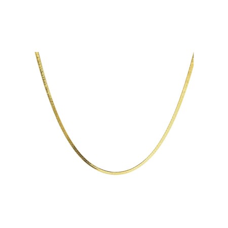 Collier ZAG Pur en acier doré