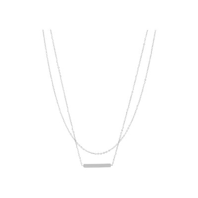 Collier Zag Luana en acier