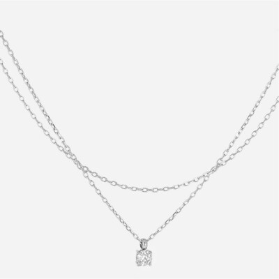 Collier ZAG en acier et oxydes de zirconium