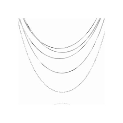 Collier Zag Pluriel en acier