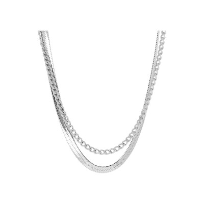 Collier Zag Nokka en acier