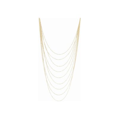 Collier Zag Laylo en acier doré