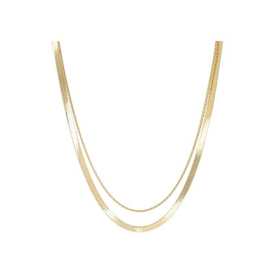 Collier Zag Valeria en acier doré