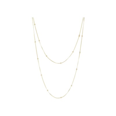 Collier Zag Tito en acier doré