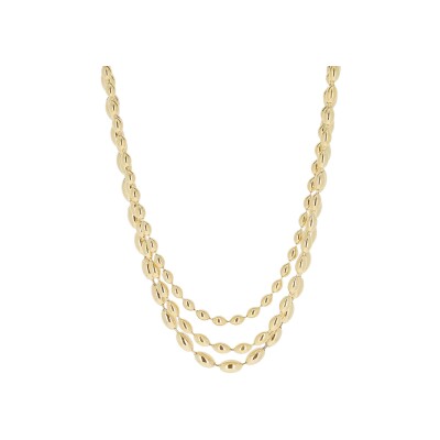 Collier Zag Caddy en acier doré