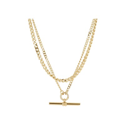 Collier Zag Oletta en acier doré