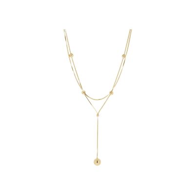 Collier Zag Andria  en acier doré