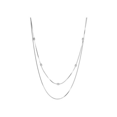 Collier Zag Larino en acier