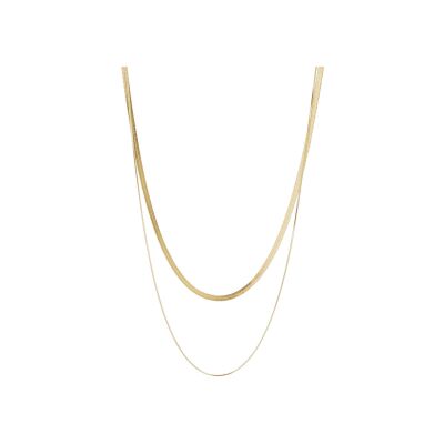 Collier Zag Tuvarelli  en acier doré