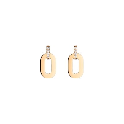 Boucles d'oreilles So Shocking Origine en or rose et diamants, 0.15ct