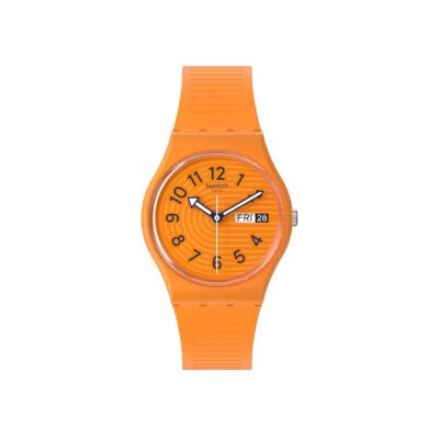 Montre Swatch Essentials Trendy Lines In Sienna SO28O703