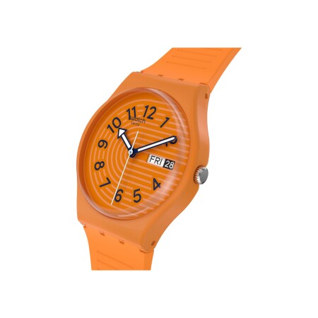 Montre Swatch Essentials Trendy Lines In Sienna SO28O703