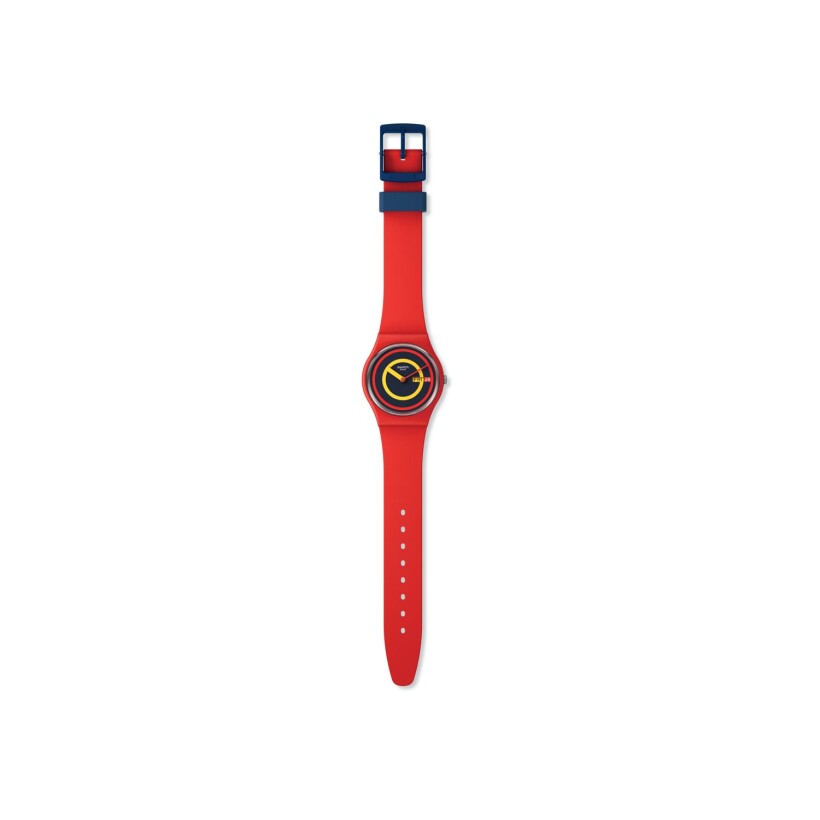 Montre Swatch The January Collection Swatch Concentric Red