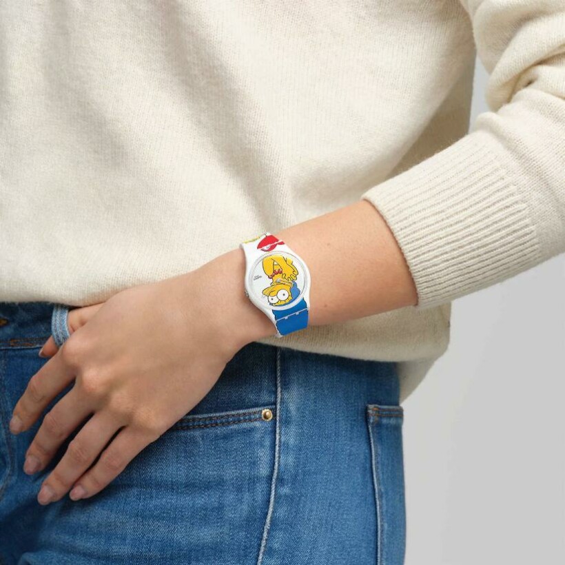 Montre Swatch The Simpsons collection Best. Mom. Ever