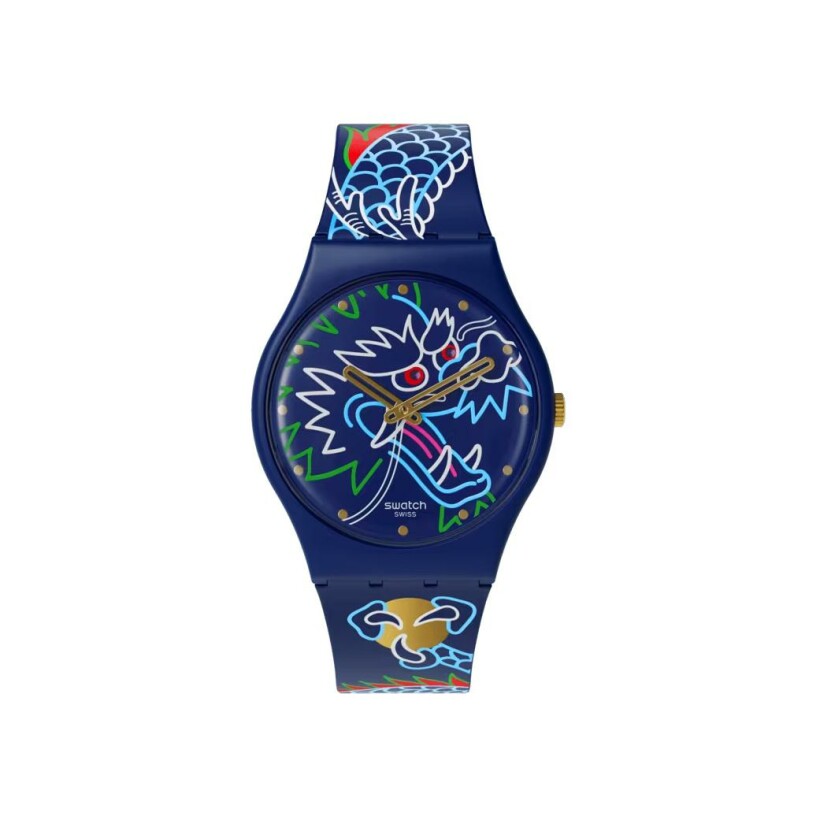 Montre Swatch Year Of The Dragon Dragon In Waves