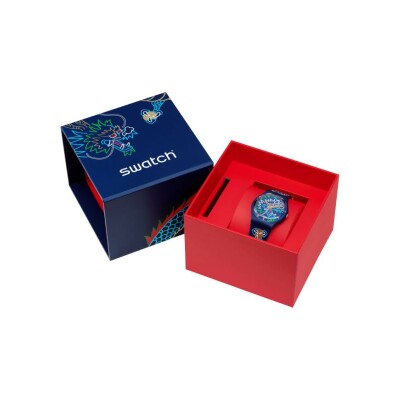 Montre Swatch Year Of The Dragon Dragon In Waves