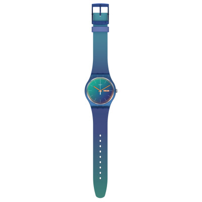 Montre Swatch The march collection Fade to Teal