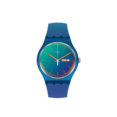 Montre Swatch The march collection Fade to Teal